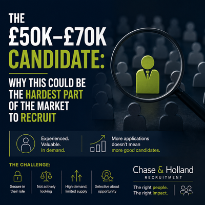 THE £50K–£70K CANDIDATE: WHY THIS COULD BE THE HARDEST PART OF THE MARKET TO RECRUIT
